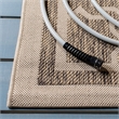 Safavieh Courtyard Brown Indoor Outdoor Rug - Runner 2'4