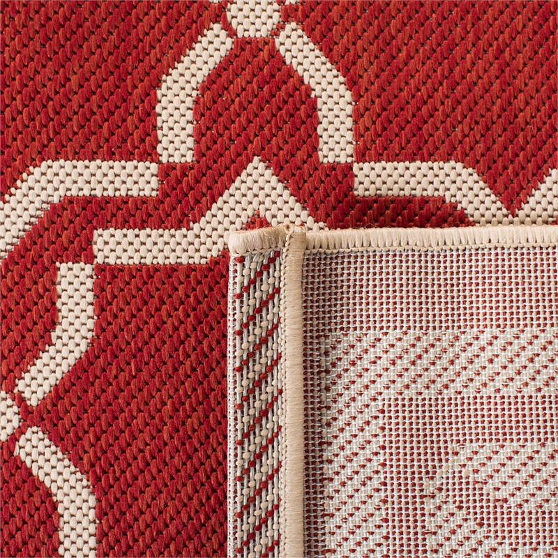 Safavieh Courtyard Red Indoor Outdoor Rug - Runner 2'3