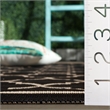 Safavieh Courtyard Black Indoor Outdoor Rug - Square 4'