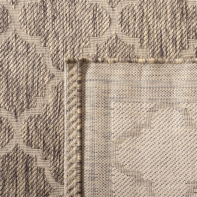 Safavieh Courtyard Brown Indoor Outdoor Rug - Runner 2'3