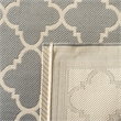 Safavieh Courtyard Anthracite Indoor Outdoor Rug - Square 4'