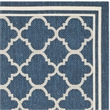 Safavieh Courtyard Navy Indoor Outdoor Rug - Runner 2'3