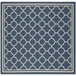 Safavieh Courtyard Navy Indoor Outdoor Rug - Square 4'