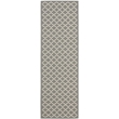 Safavieh Courtyard Anthracite Indoor Outdoor Rug - Runner 2'3