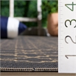 Safavieh Courtyard Anthracite Indoor Outdoor Rug - Square 4'