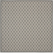 Safavieh Courtyard Anthracite Indoor Outdoor Rug - Square 7'10