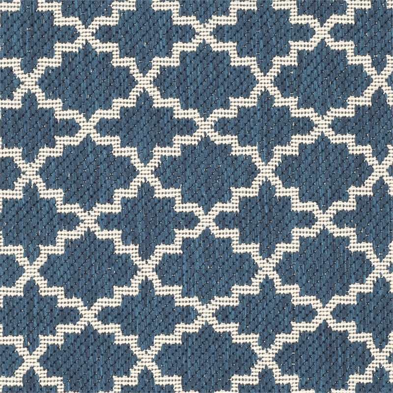 Safavieh Courtyard Navy Indoor Outdoor Rug - 2' x 3'7