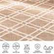 Safavieh Courtyard Brown Indoor Outdoor Rug - 2' x 3'7