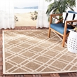 Safavieh Courtyard Brown Indoor Outdoor Rug - Runner 2'7