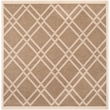 Safavieh Courtyard Brown Indoor Outdoor Rug - Square 7'10