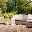 Safavieh Courtyard Brown Indoor Outdoor Rug - Square 7'10