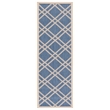 Safavieh Courtyard Blue Indoor Outdoor Rug - Runner 2'3