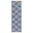 Safavieh Courtyard Blue Indoor Outdoor Rug - Runner 2'3