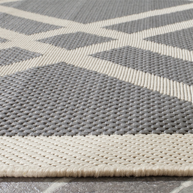 Safavieh Courtyard Blue Indoor Outdoor Rug - Square 7'10