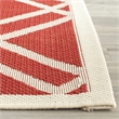 Safavieh Courtyard Red Indoor Outdoor Rug - 6'7
