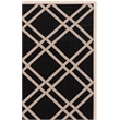 Safavieh Courtyard Black Indoor Outdoor Rug - 5'3