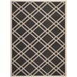Safavieh Courtyard Black Indoor Outdoor Rug - 9' x 12'