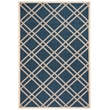 Safavieh Courtyard Navy Indoor Outdoor Rug - 6'7