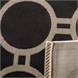 Safavieh Courtyard Black Indoor Outdoor Rug - 2' x 3'7