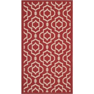 Safavieh Courtyard Red Indoor Outdoor Rug - 2' x 3'7&quot