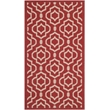 Safavieh Courtyard Red Indoor Outdoor Rug - 2'7