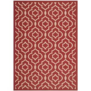 Safavieh Courtyard Red Indoor Outdoor Rug - 5'3&quot x 7'7&quot
