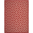 Safavieh Courtyard Red Indoor Outdoor Rug - 8' x 11'