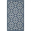 Safavieh Courtyard Navy Indoor Outdoor Rug - 2' x 3'7