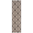 Safavieh Courtyard Black Indoor Outdoor Rug - Runner 2'3