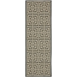 Safavieh Courtyard Black Indoor Outdoor Rug - Runner 2'3