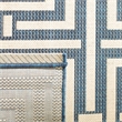 Safavieh Courtyard Navy Indoor Outdoor Rug - 9' x 12'