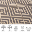 Safavieh Courtyard Grey Indoor Outdoor Rug - Runner 2'3