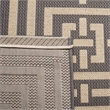 Safavieh Courtyard Grey Indoor Outdoor Rug - Square 7'10