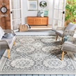 Safavieh Courtyard Light Grey Indoor Outdoor Rug - 2'7