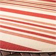 Safavieh Courtyard Beige Indoor Outdoor Rug - Round 5'3