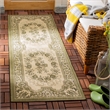 Safavieh Courtyard Cream Indoor Outdoor Rug - 5'3