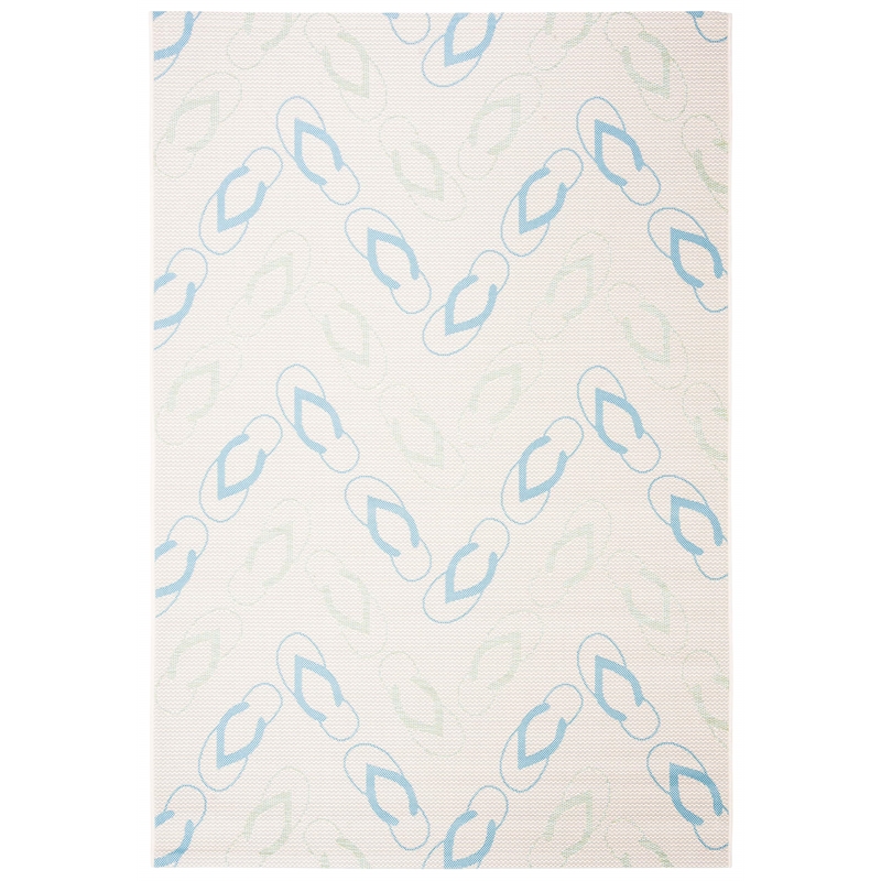 Safavieh Courtyard Beige Indoor Outdoor Rug - 4' x 5'7