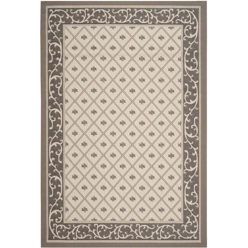 Safavieh Courtyard Beige Indoor Outdoor Rug - Runner 2'3
