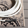Safavieh Courtyard Creme Indoor Outdoor Rug - Square 7'10