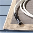 Safavieh Courtyard Grey Indoor Outdoor Rug - Square 7'10
