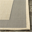 Safavieh Courtyard Grey Indoor Outdoor Rug - Square 7'10