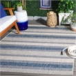 Safavieh Courtyard Grey Indoor Outdoor Rug - 5'3