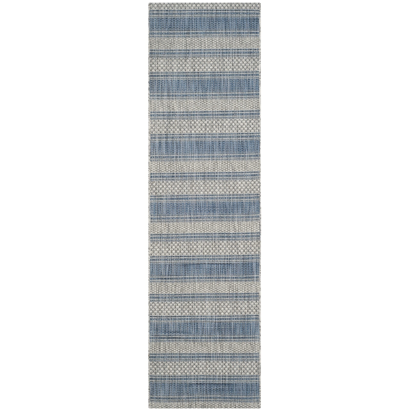 Safavieh Courtyard Grey Indoor Outdoor Rug - Runner 2'3
