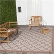 Safavieh Courtyard Red Indoor Outdoor Rug - 6'7