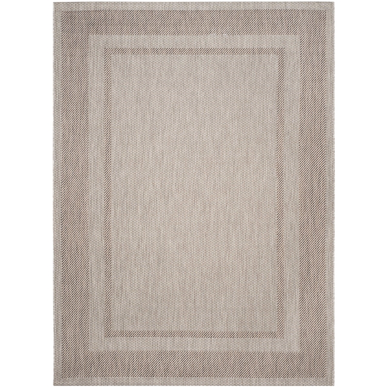 Safavieh Courtyard Beige Indoor Outdoor Rug - 6'7