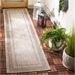 Safavieh Courtyard Beige Indoor Outdoor Rug - Runner 2'3