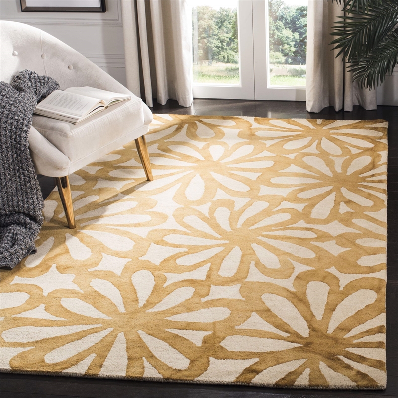 Safavieh Dip Dyed Beige Contemporary Rug - 5' x 8'