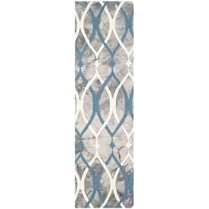 Safavieh Dip Dyed Grey Contemporary Rug - 2'3&quot x 6'