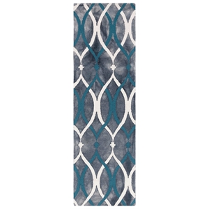 Safavieh Dip Dyed Grey Contemporary Rug - 2'3&quot x 8'