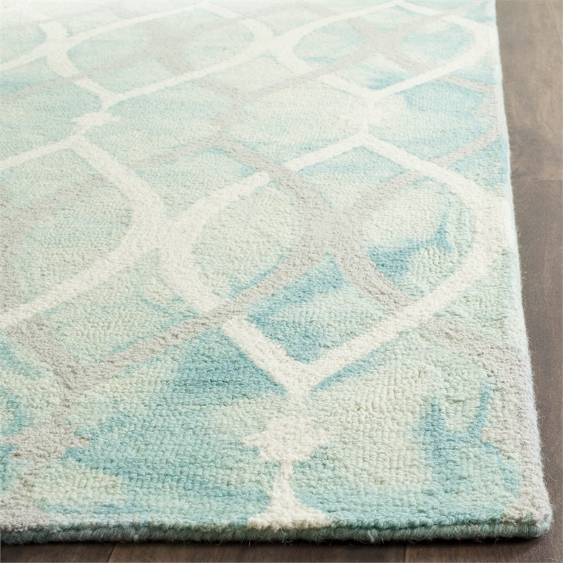 Safavieh Dip Dyed Green Contemporary Rug - 8' x 10'